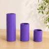 Designvase mit Glaseinsatz