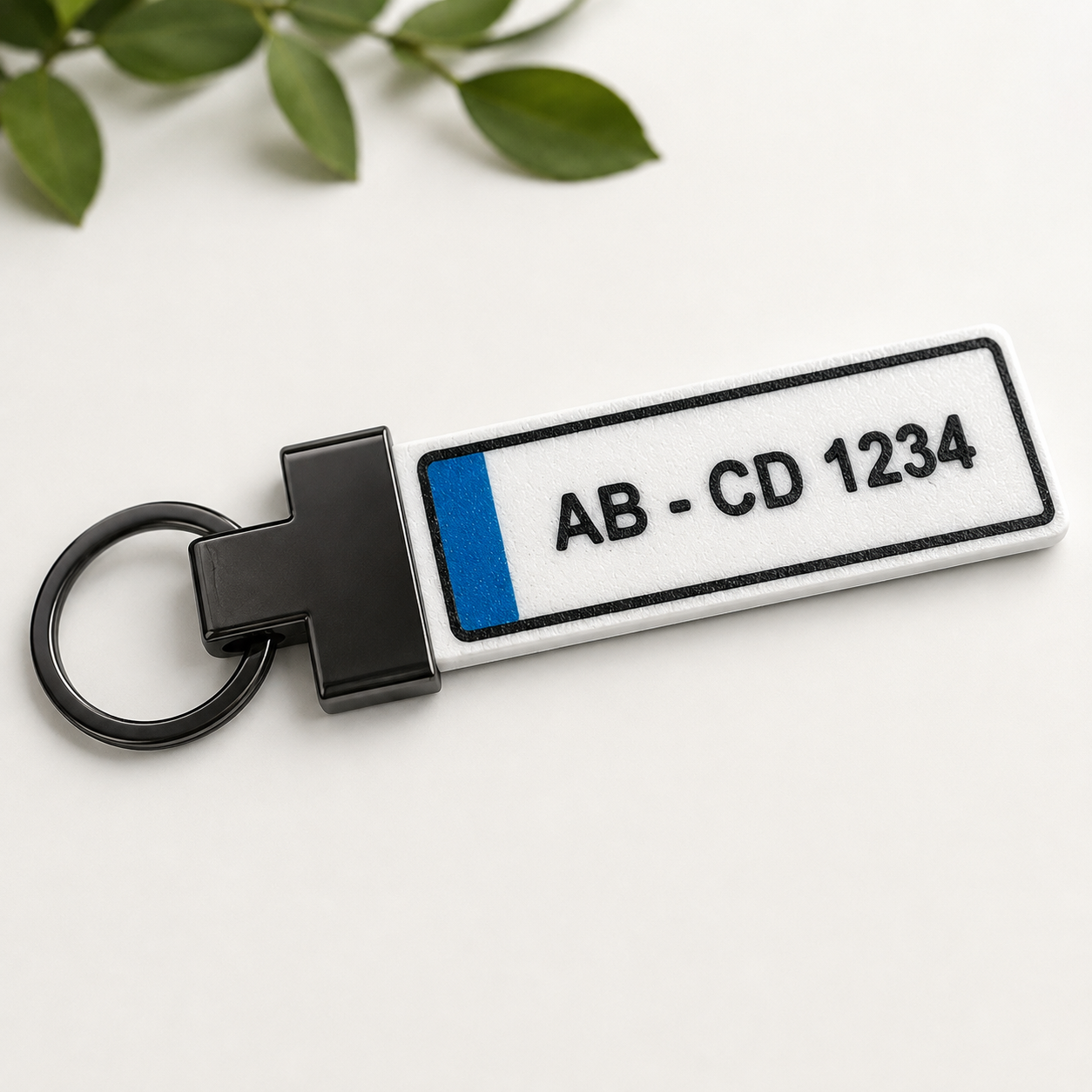 Personalisierter Kennzeichen-Schlüsselanhänger